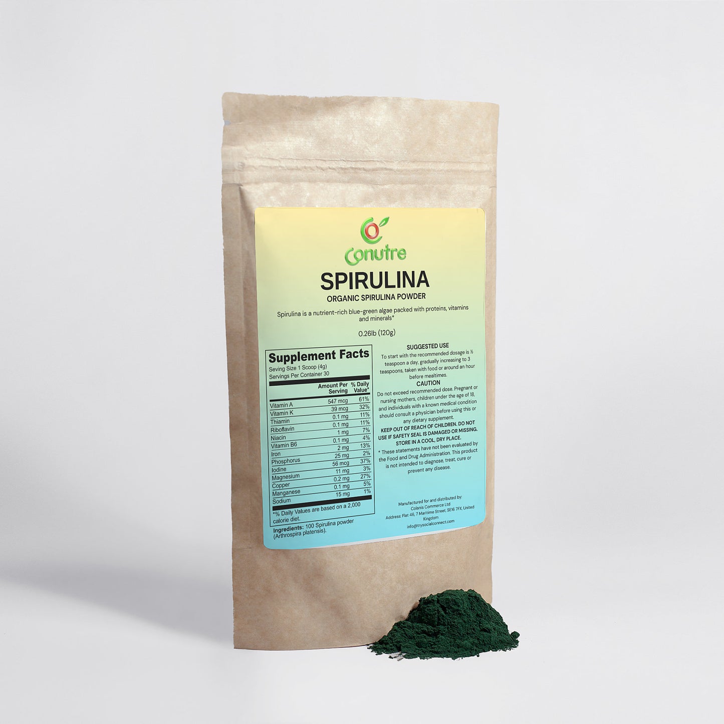 Espirulina en polvo