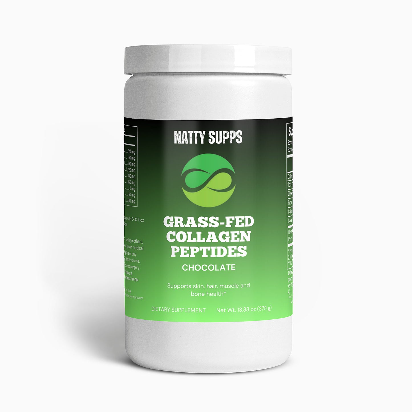 Grass-Fed Collagen Peptides Powder (Chocolate)