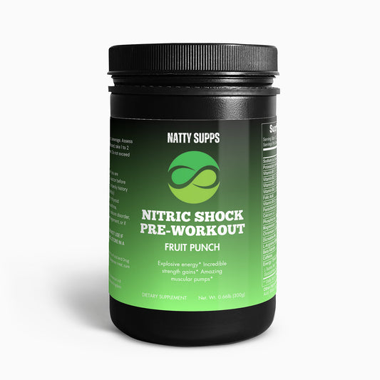 Nitric Shock Pre-Workout Powder (Fruit Punch)