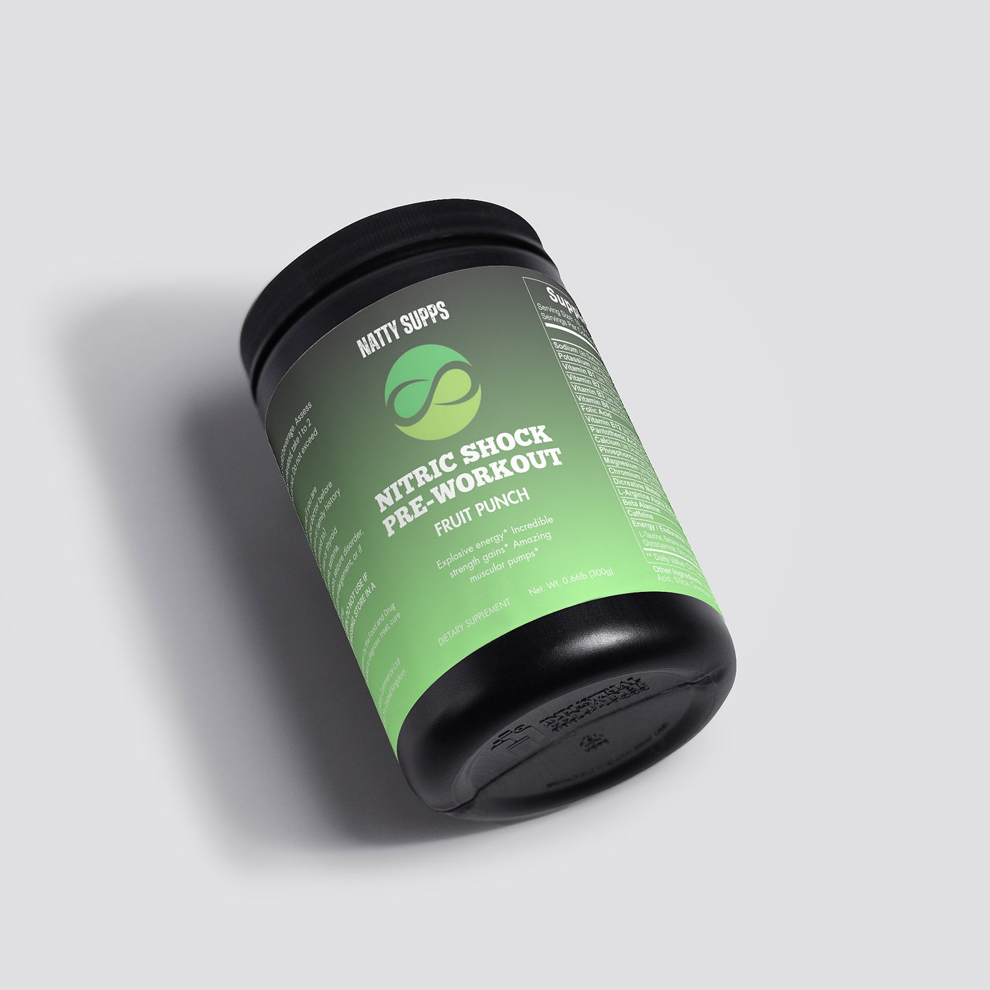 Nitric Shock Pre-Workout Powder (Fruit Punch)