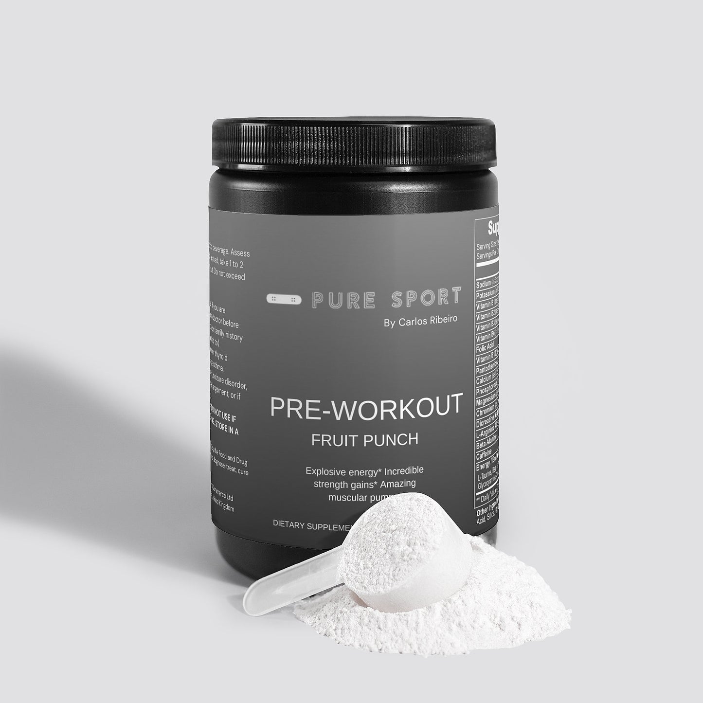 Pre-Workout Powder (Fruit Punch)