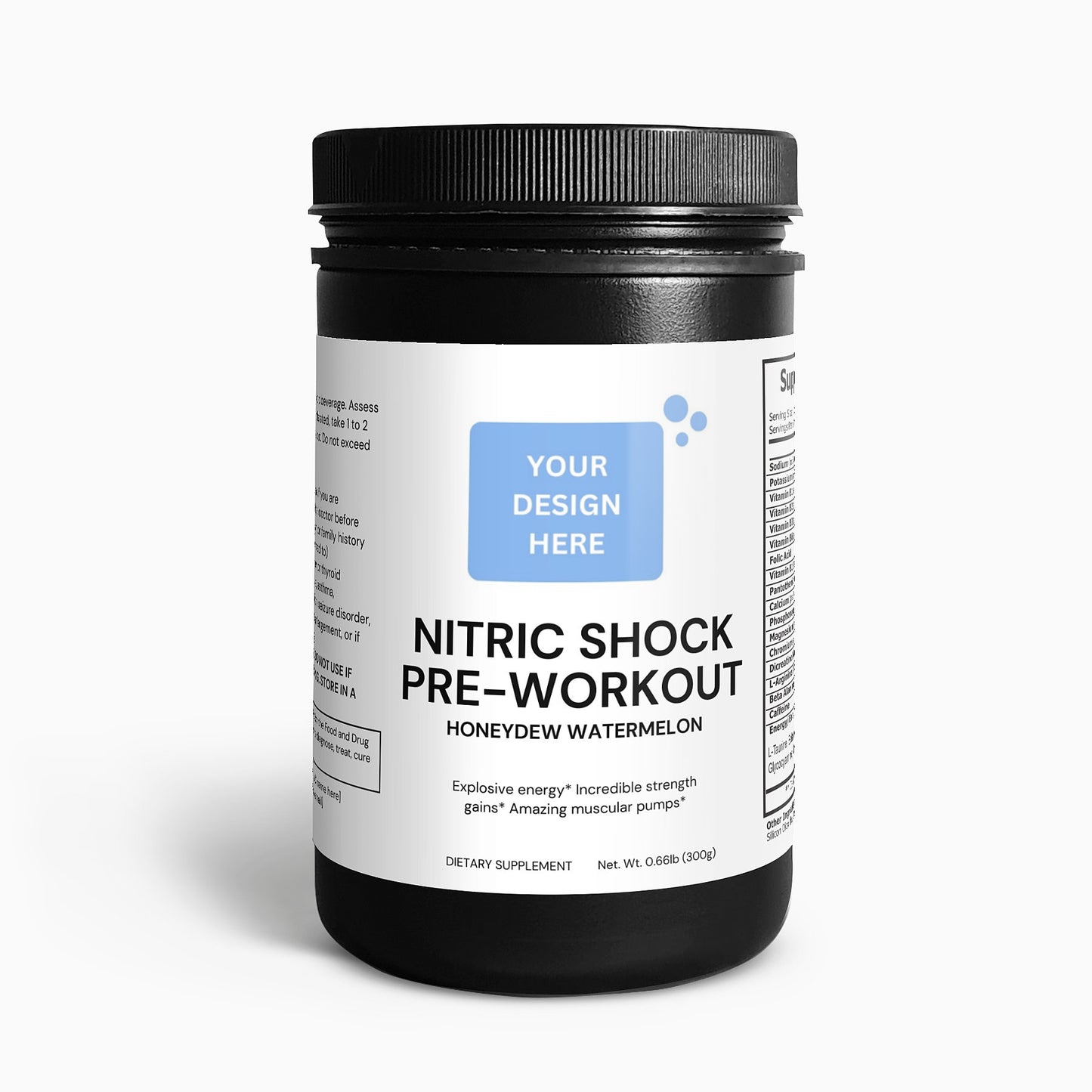 Nitric Shock Pre-Workout (Honeydew Watermelon)