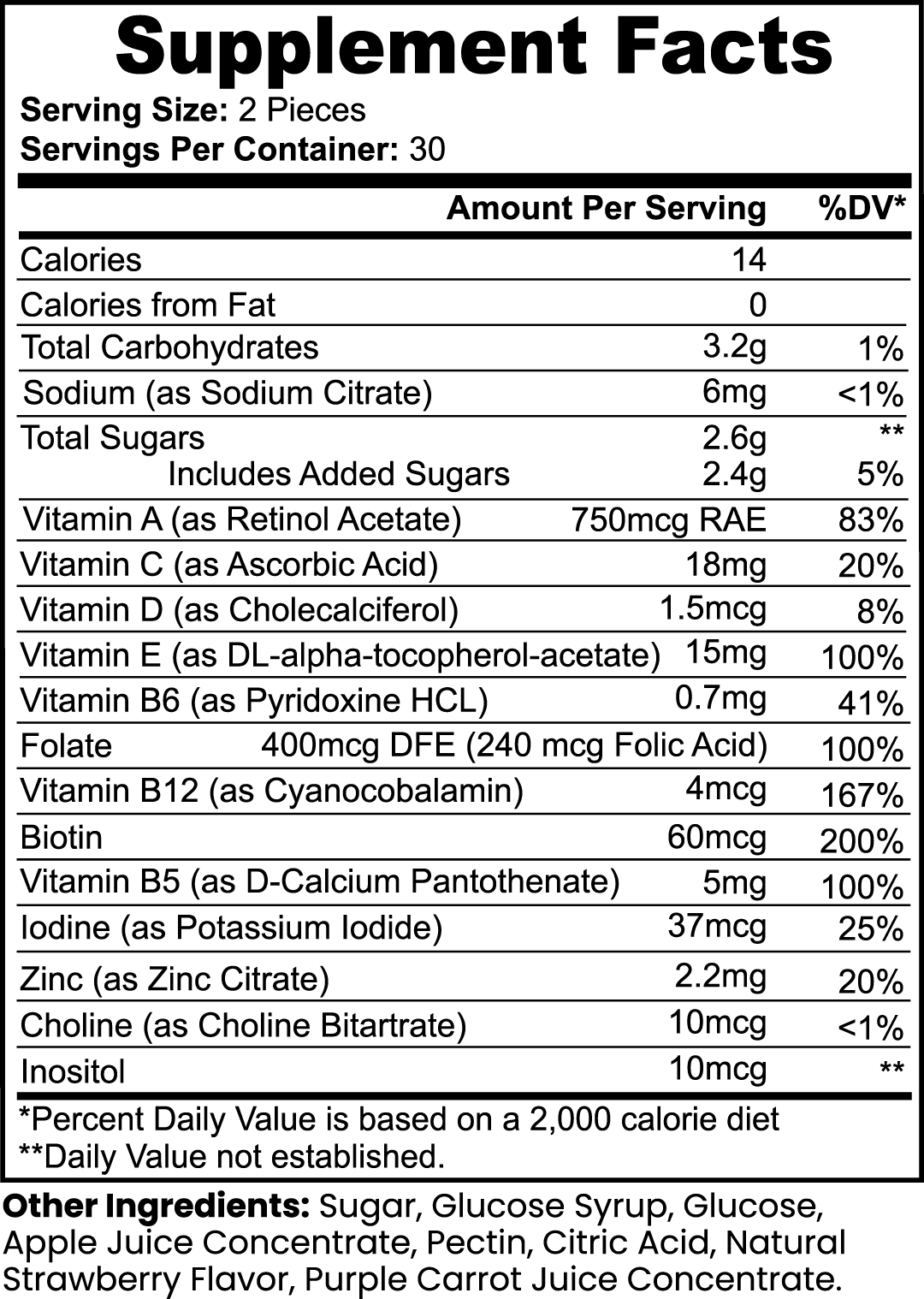 Gominolas Multivitamínicas (Adultos)