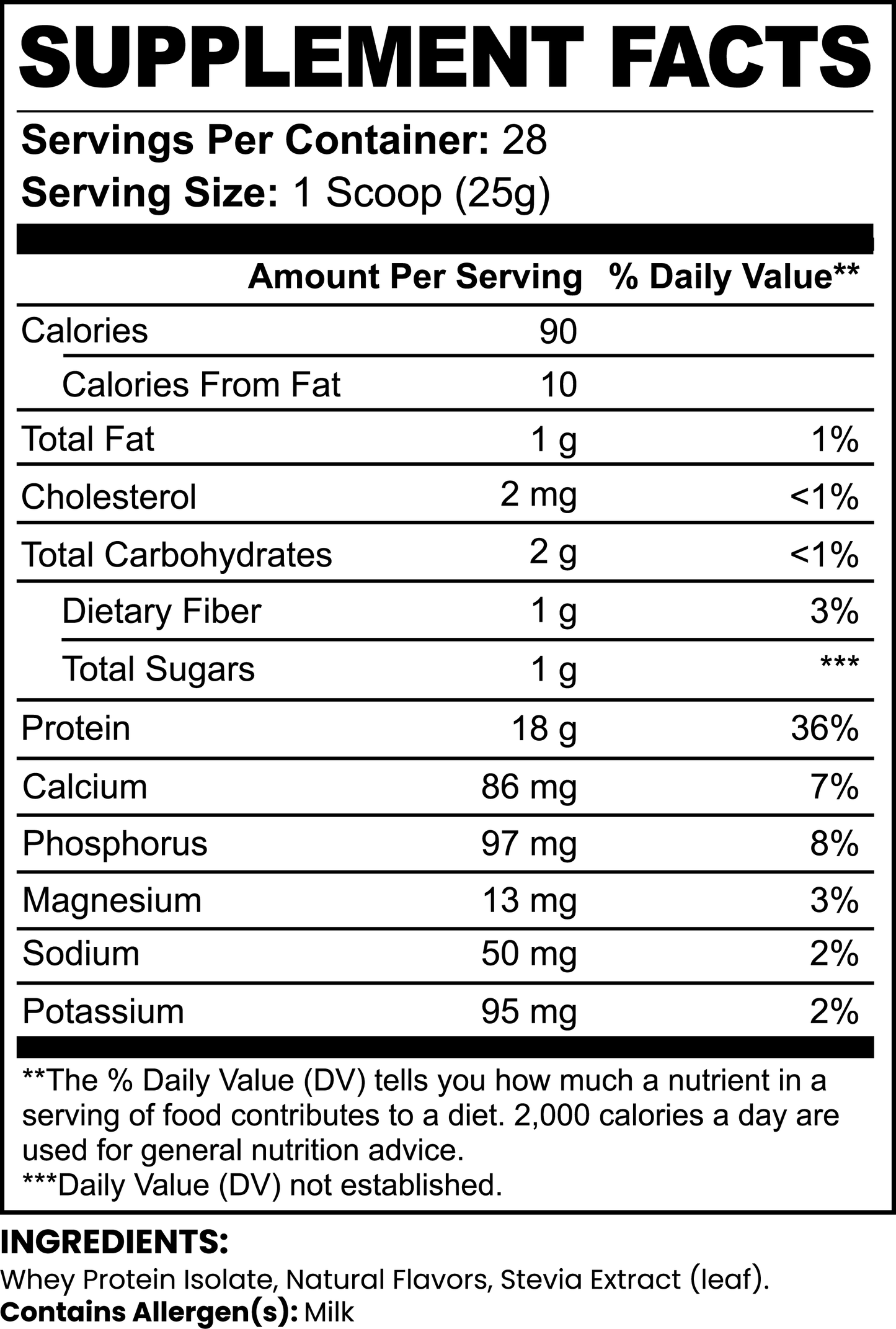 Aislado de Proteína de Suero (Chocolate)