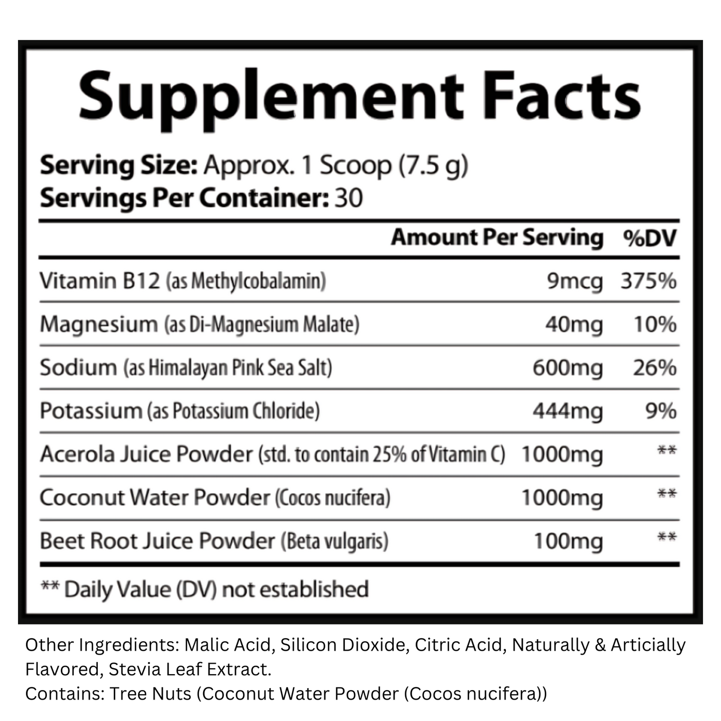 Ion + Select Electrolyte Formula