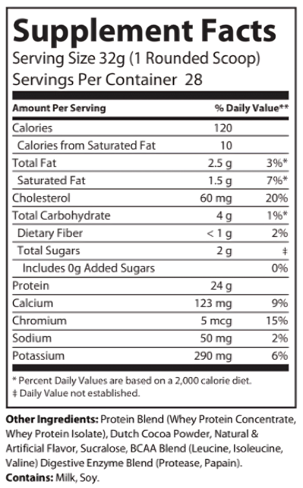 Whey Protein (Chocolate Flavour)