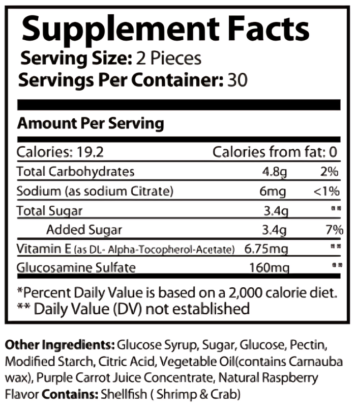 Joint Support Gummies (Adult)